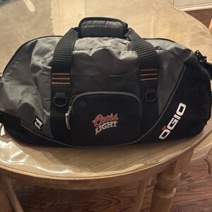 OGIO Black & Gray Coors Light Duffel Bag